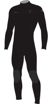 2026 O'Neill Junior Epic 4/3mm Chest Zip Wetsuit 5655 - Black